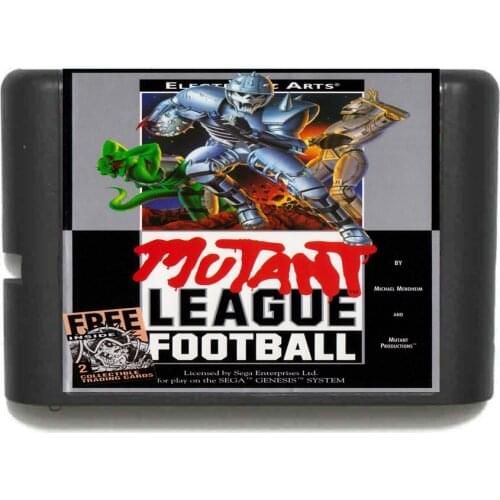 Mutant League Football 16 bit MD Game Card For Sega Mega Drive For Genesis