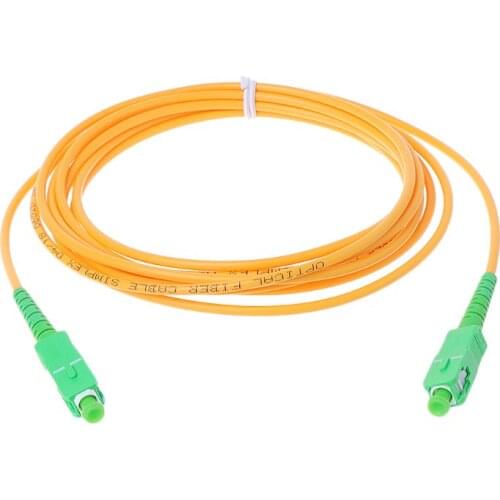 SC/APC-SC/APC-SM 3mm Fiber Optic Jumper Cable Single Mode Extension Patch Cord 19QB