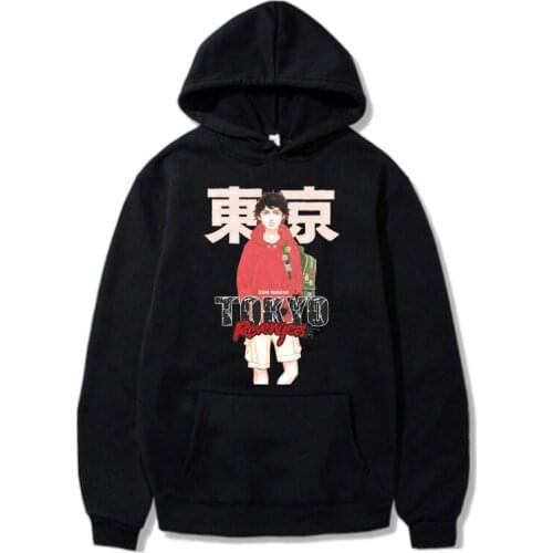 Fashoin Streetwear Hoodies for Women/Men Anime Tokyo Revengers Long Sleeve Loose Harajuku Sweatshirts Sport Pullover Unisex