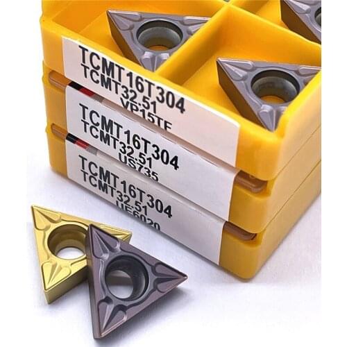 TCMT16T304 08 VP15TF/US735/UE6020 carbide insert TCMT turning tool internal milling CNC insert lathe tool