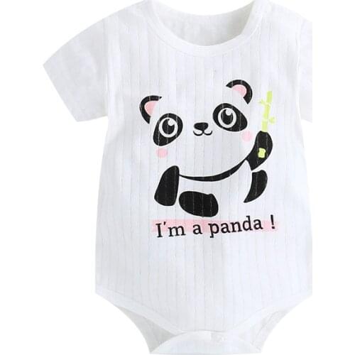 Unini-yun 2017 New Brand Baby Rompers Short Sleeves Blue Soft Cotton Newborn Baby Clothing Fashion Baby Pajamas Infant Clothes