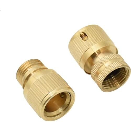 Brass Female 1/2" male quick connector Telescopic connector Car wash water gun adapter drip irrigation fittings 1pcs