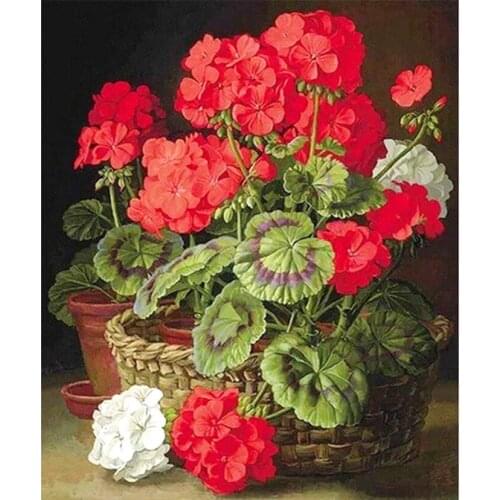 5d Diamond Painting Romantic DIY Diamante Mosaic Full Drill Embroidery Flowers Hand Made Cross Stitch JX547