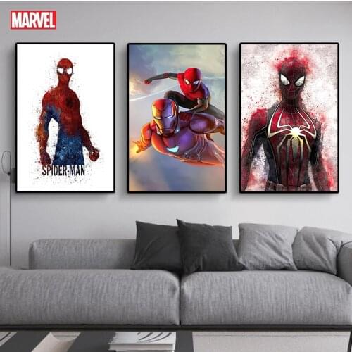 Diamond Painting Superhero Avengers Marvel League Poster Spiderman Iron Man Captain America Wall Art Home Decoration Kid Bedroom