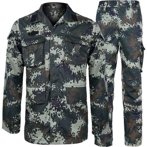 Army Military Tactical Uniform 2 Colors Camouflage Suit Tactical Clothing Special Forces Combat Suit Men Soldier Disguise Sets