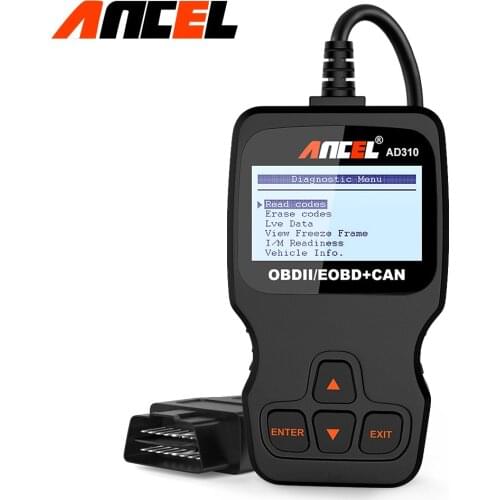 Ancel AD310 OBD2 Automotive Scanner OBD 2 Fault Code Reader Car Diagnostic Tool Car Scanner Free Update OBD2 Scanner