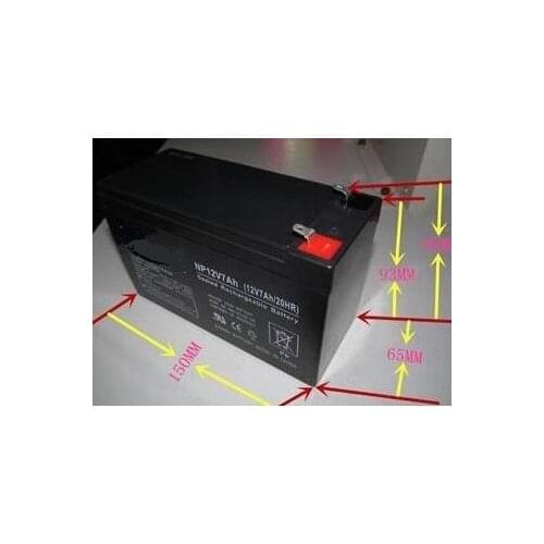 Free shipping 12v 7Ah Lead-acid battery Rechargeable batteries