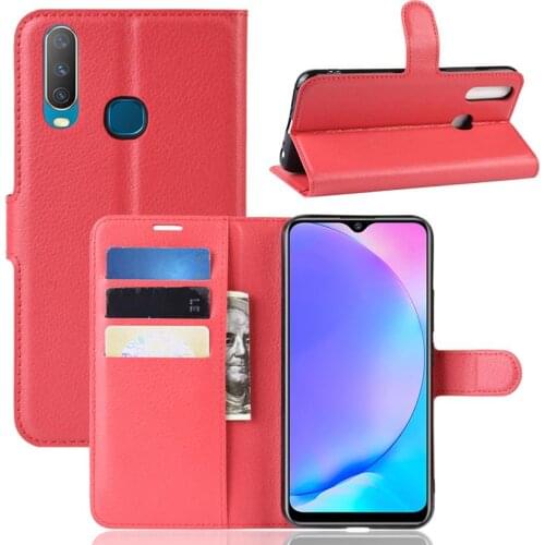 For Oppo Realme 3 Case OPPO Reno 10X Zoom Wallet Flip Business Stand Leather Capa Phone Case for Vivo Y17 y3 Cover Fundas