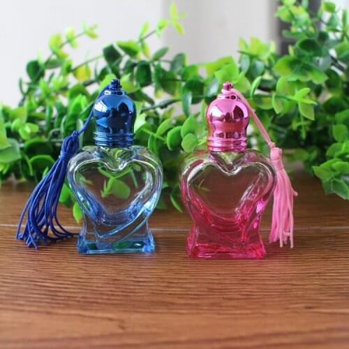 10/20/30pcs 10ml Glass Essential Oil Roller Bottles with Glass Roller Balls Aromatherapy Perfumes Lip Balms Roll On Bottles