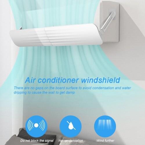 Hot Adjustable Air Conditioner Deflector Telescopic Windshield Confinement Air Deflector for Home