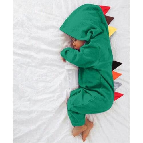 For Newborns Baby Romper Newborn Infant Baby Boy Girls Dinosaur Style Patchwork Romper Jumpsuit Playsiut Clothes Newborn Clothes