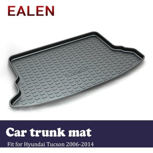 EALEN For Hyundai Tucson 2006 2007 2008 2009 2010 2011 2012 2013 2014 Boot Tray Carpet Accessories 1Set Car Cargo rear trunk mat