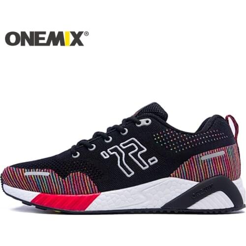 ONEMIX Men Running Shoes Breathable Outdoor Walking Shoes Male Sport Sneakers Light Jogging Shoes For Adult Athletic Sneakers
