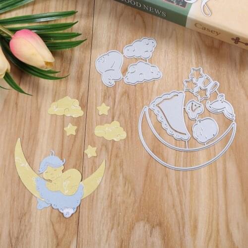 Little Baby And Meniscus Metal Cutting Dies For DIY Scrapbooking Decorative and Card Making Embossing Craft 2021 New
