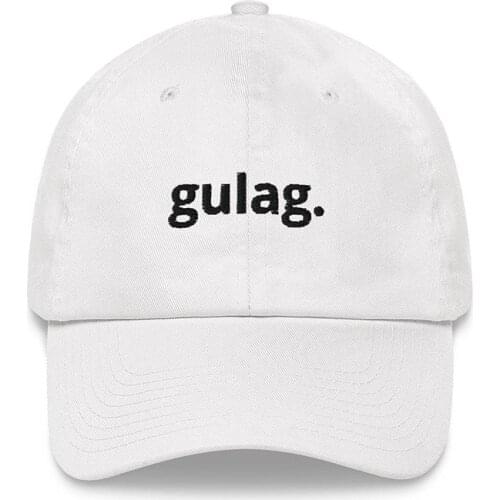 Fashion hip hop baseball cap gulag letter embroidered dad hat men and women wild hats Adjustable sports golf caps Customizable