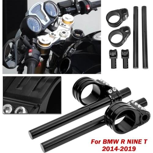 Motorcycle Racing Adjustable Clip On Ons Fork Handlebars Handle Bar Cafe Racer For BMW R Nine T Scrambler 2014-2019 2017 2018