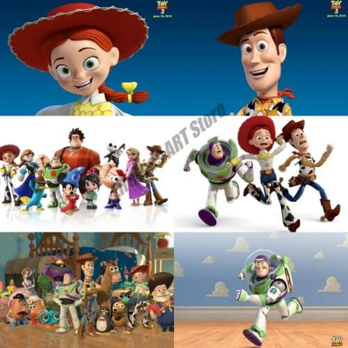 Toy Story Disney Anime 5D DIY Diamond Painting Full Drill Embroidery Diamond Mosaic Art Picture Cross Stitch Kits Home Decor