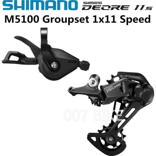 SHIMANO DEORE M5100 Groupset SL M5100 SHIFT LEVER + RD M5100 REAR DERAILLEUR MTB DEORE 11-SPEED SL+RD M5100 Groupset