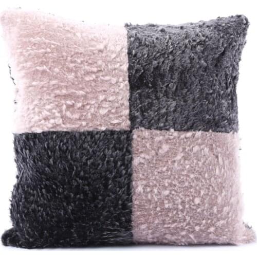 Genuine lamb fur, comfortable and soft square pillow hotel home living room bedroom sofa decorative ornament pillow