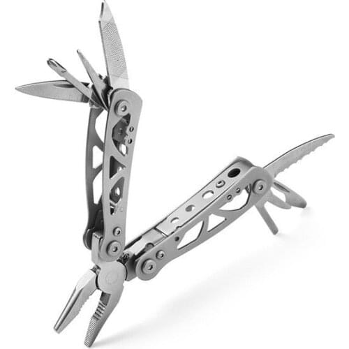 NEW Outdoor supplies mostly 9 combined tool pliers multi-functional combination self-defense mini multi keychain hiking survival