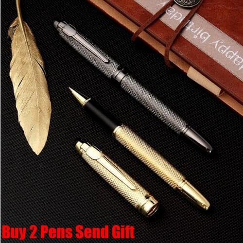 New Arrival Brand Jinhao 163 Luxury Business Writing Metal Ballpoint Pen Office Executive Pen Buy 2 Pens Send Gift
