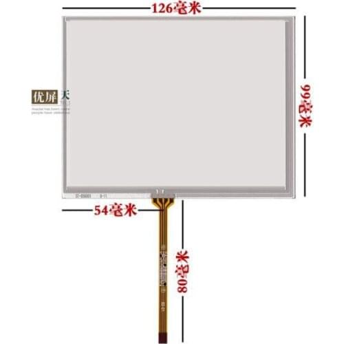 New 5.6 inch touch screen AT056TN04 TM056KDH01 V.6 02 handwriting screen 126*99
