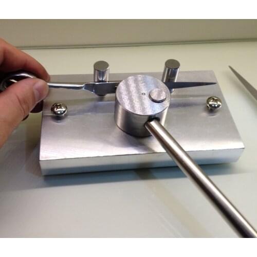 Scissors sharpener Light knife aluminum ingot copper hammer arc correction three-piece scissors tools for advanced sharpeners