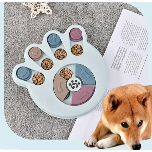 Education Interactive Dog Toys for Large Small Dogs Toys Durable Training Educational Smart Toys for Dogs Feeding Turntable Toys