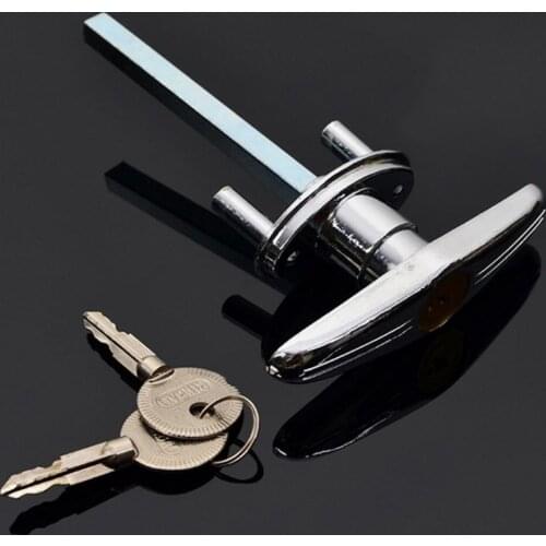 Garage Door Opener T Lock Handle with 2/3/4 keys Secure For Caravans & Trailers