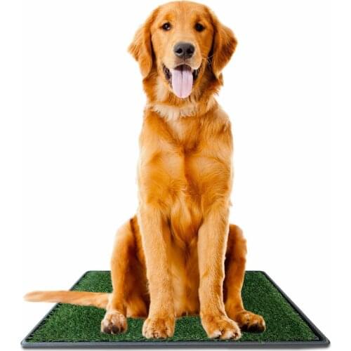 Dog Puppy Pet Potty Pad Home Training Toilet Pad Grass Surface Portable Dog Mat Turf Patch Bathroom Indoor Outdoor