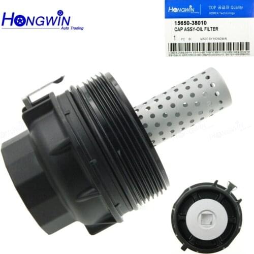 Genuine ON.:15650-38010 New Engine Oil Filter Housing Cap Assembly Fits For TTOYOTA LLEXUS IS250 IS350 1565038010