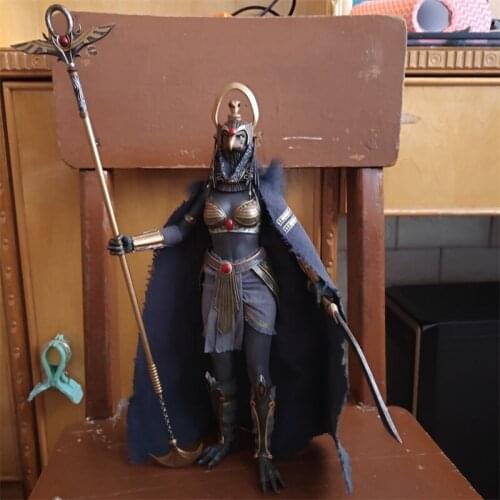 For Sale 1/6th Long Magic Stick Weapon TBLeague PL2020-169B Egyptian Eagle God Mengtu Month Deity of War Sliver For Collection