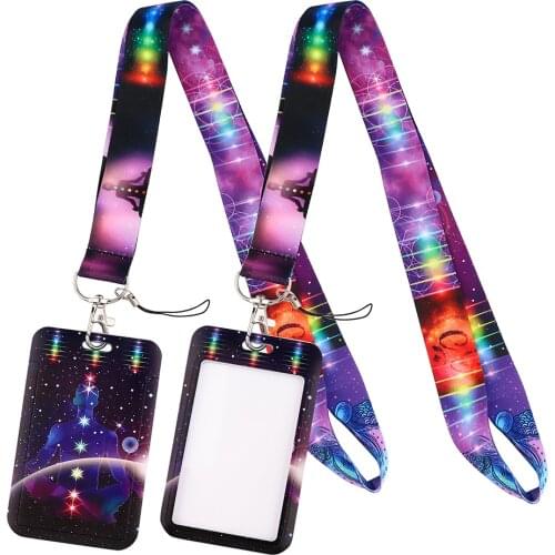 LT1029 Yoga Lanyard For Keychain ID Card Cover Pass student Mobile Phone USB Badge Holder Key Ring Neck Straps Accessories