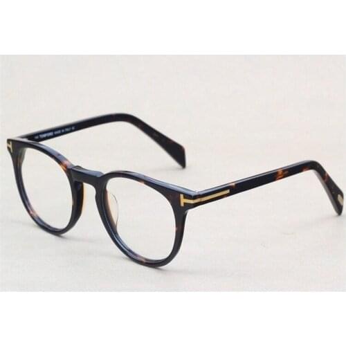 Retro Acetate Round Glasses Frame Unisex Progressive Multi-focal Lens Optical Eyewear See Near Far Reading Eyeglasses Spectacles