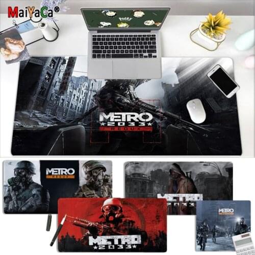 MaiYaCa In Stocked Metro 2033 Laptop Gaming Mice Mousepad Rubber PC Computer Gaming mousepad