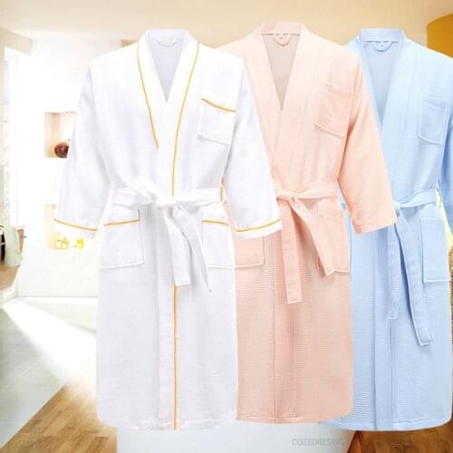 RUILINGSHA Men's Waffle Robes