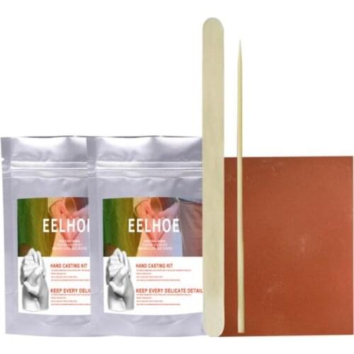 DIY Clone Powder Hand Mold Powder 3D Plaster Cast Mould Material Hand Molds Set Souvenir Casting Set Crafts Making Tools