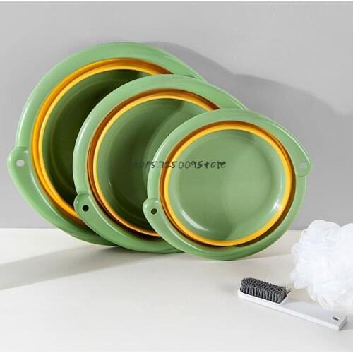 Folding Washbasin At Home Large Washbasin For Students' Dormitory Thickened Portable Travel Foot Basin