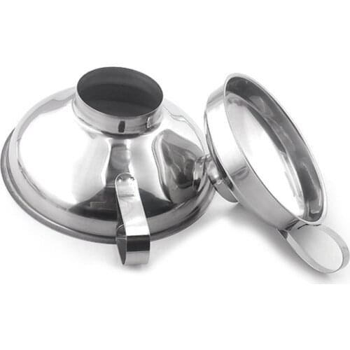 Stainless Steel Canning Funnel for Wide and Regular Jars Kitchen Funnel Mason Jar Funnel With Handle Kitchen Supply TS2