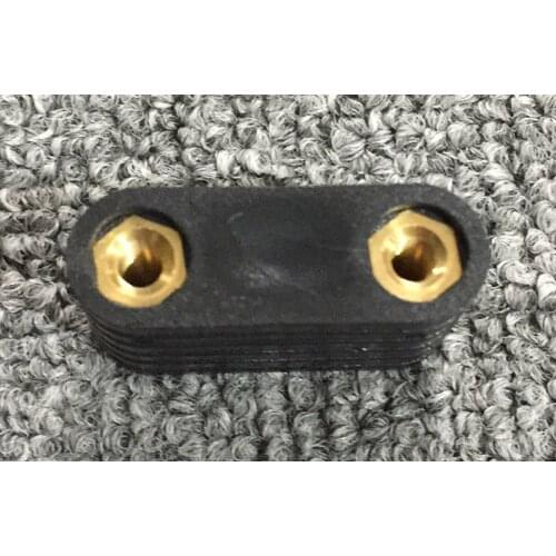 Surfboard Inserted Piece Surf Stand Up Board 2-Hole Plug Part With Screws