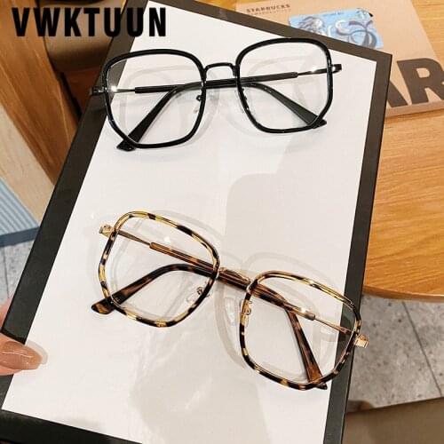 VWKTUUN TR90 Blue Light Blocking Glasses Square Glasses Women Optical Glasses Frame Anti Blue Light Myopia Glasses Frames