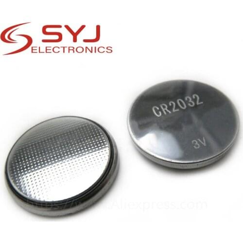 10pcs/lot CR2032 button cell battery 2032 computer motherboards remote control In Stock