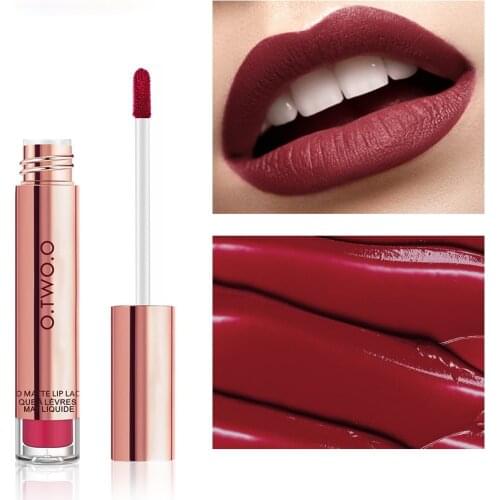 12 Color Velvet Matte lipstick Long Lasting Lips Makeup Waterproof Easy to Wear Matte Liquid Lip Gloss