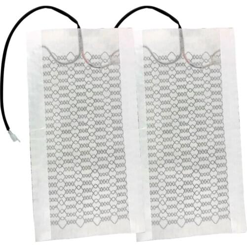2Pcs 12V Universal Car Seat Heating Pad Car Heated Seat Covers Pad Carbon Fiber Heated Auto Winter Warmer Heater Mat