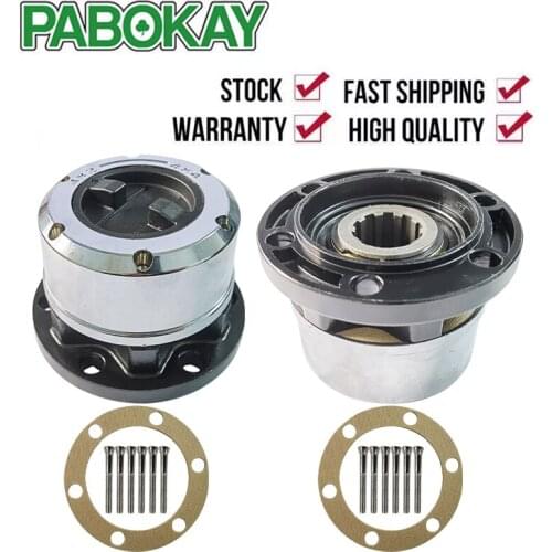 2 pieces x FOR JEEP Jeepster Commando Gladiator Wagoneer Pick Up Cherokee Scout MAHINDRA Locking hub B031 AVM401