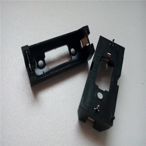 20pcs CR123A 16340 battery holder battery box LIR123A single-cell battery holder with pins for PCB