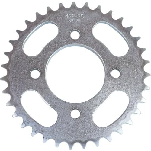 428 58mm 35T Silver Rear Sprocket For Chinese 50cc-160cc 170cc 190cc CRF50 SDG Pit Dirt Bike
