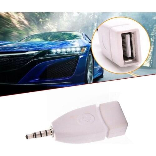 Converter Adapter USB 2.0 Female To 3.5mm Male AUX Audio Jack Car Universal Eco-Friendly Durable Plug Z5O6