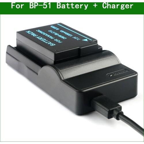 BP-51 BP51 Digital Camera Battery + Charger For SIGMA dp1 dp2 dp3 Quattro For Sigma fp