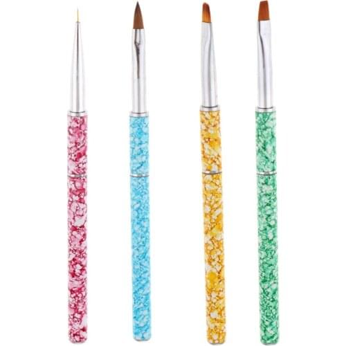 Acrylic Nail Art DIY Drawing Painting UV Gel Pen Brush Manicure
